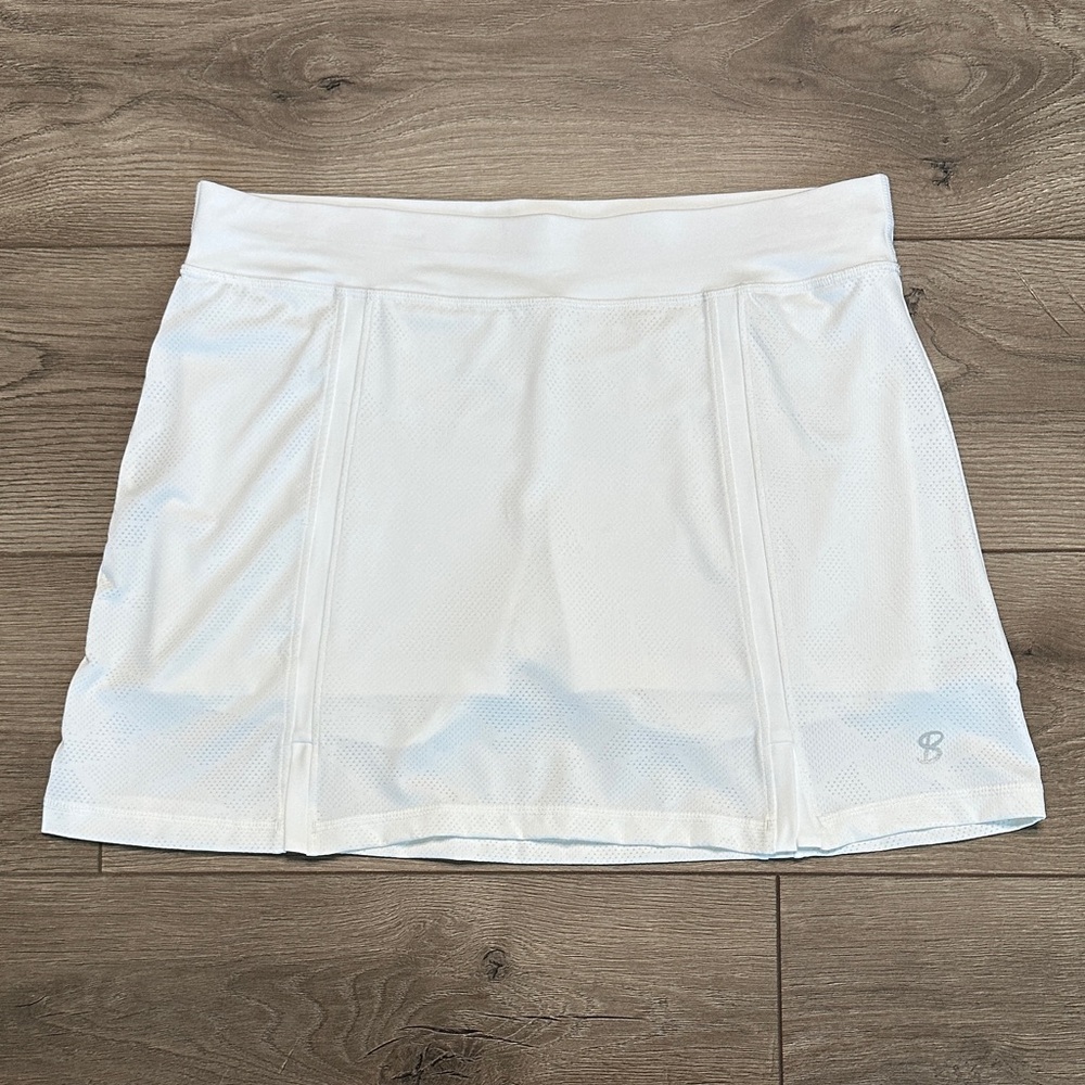 NWOT Sofibella 15" White Tennis Golf‎ Skirt Skort Size XL